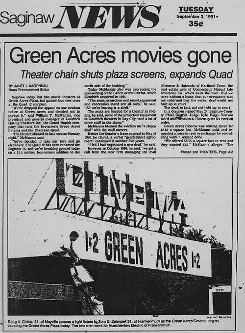 Green Acres Cinema - CLOSING ARTICLE